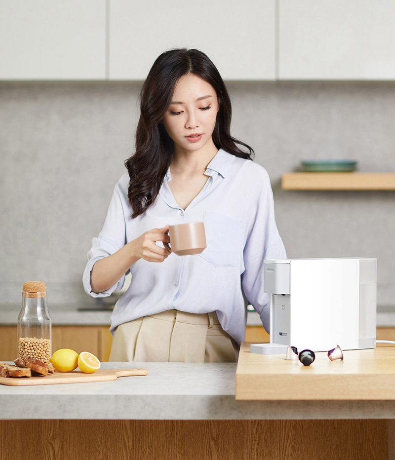 Xiaomi 1400W Mini Capsule Pill Coffee Machine, White
