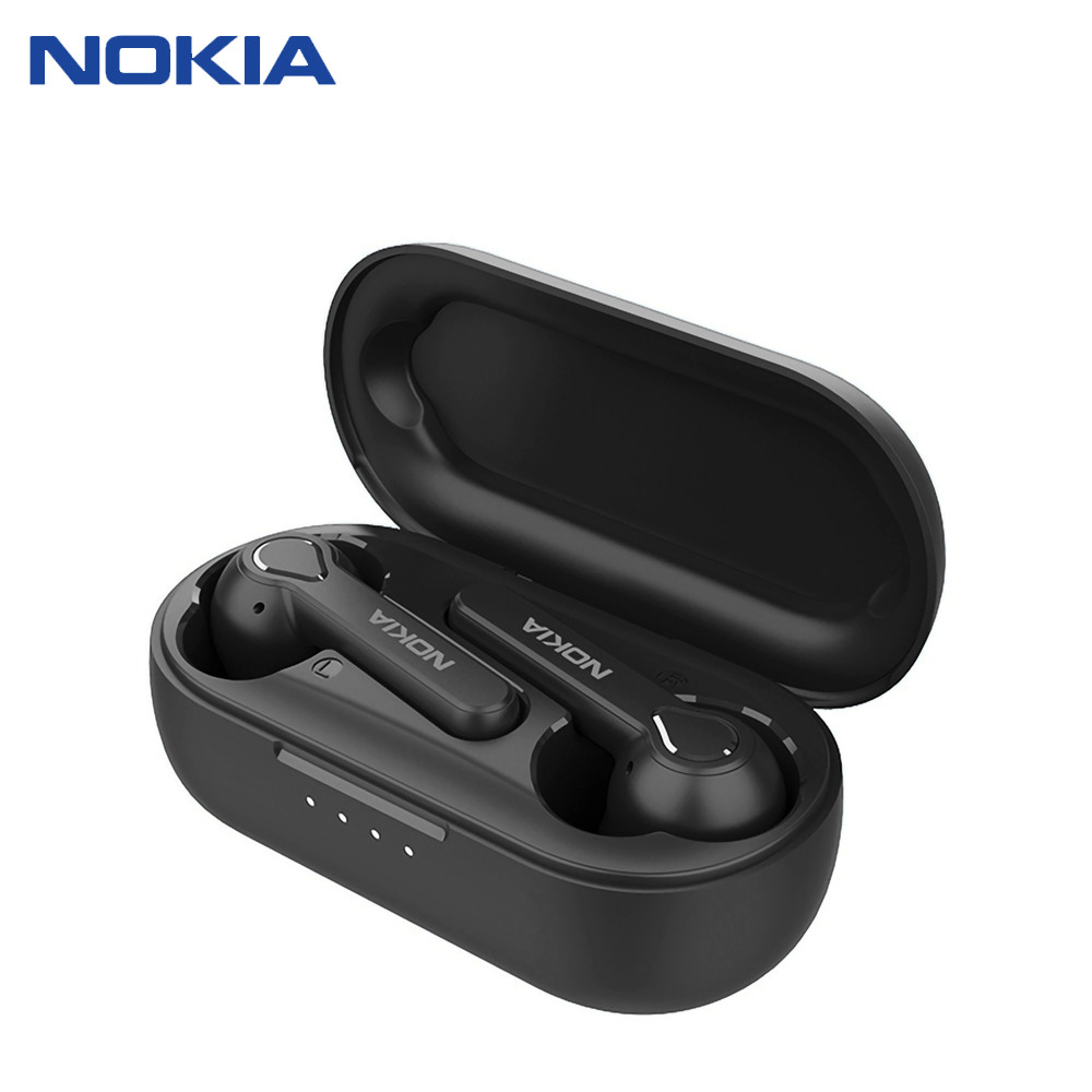 Nokia TWS Headset Wireless Sports Headset HD Call Headset Supports Voice Assistant with 400mAh Charging Box