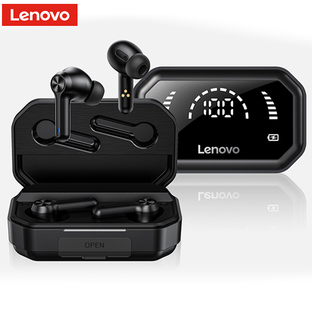 Lenovo LP3 Pro Bluetooth Headphones TWS Touch Control Earphones LED Display Big Battery 1200mAh Charging Box
