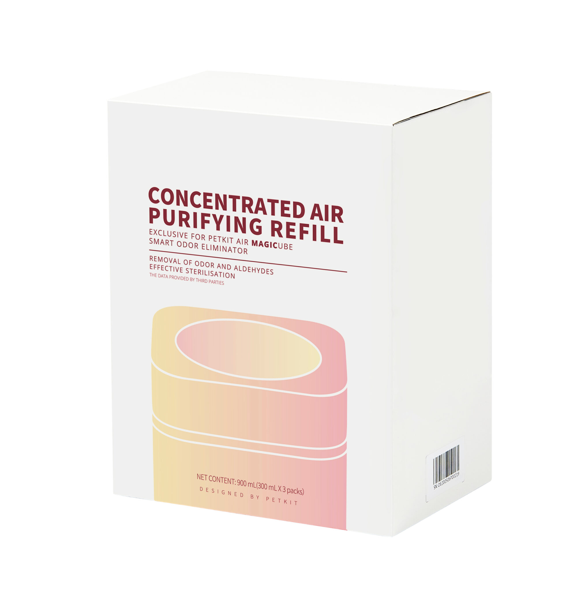 PETKIT Air MagiCube Smart Odor Eliminator Mini Air Purifier with Anti-H1N1 Virus Function