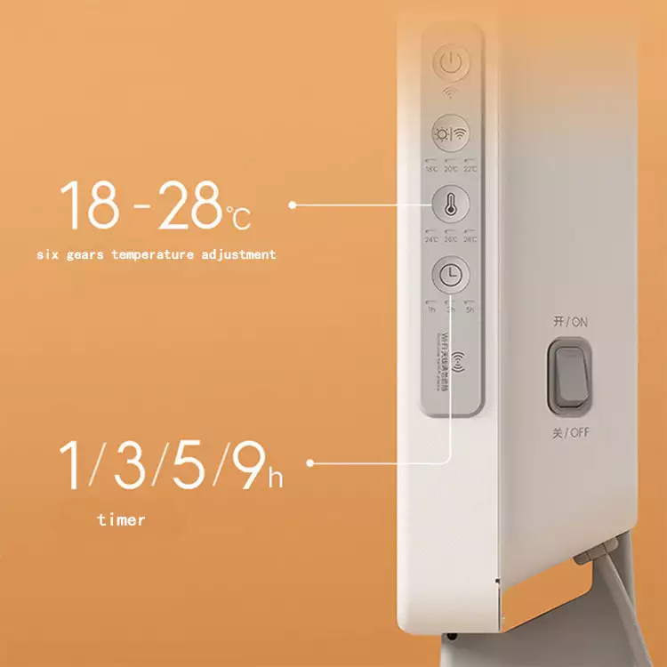 Xiaomi Mijia Smart Electric Heater Smart Comfort Control 2200W Convection Speed Hot Residential Bath Dual Use KRDNQ03ZM