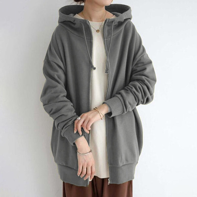 Zip Up Sweatshirt Women ELESOL Womens Casual Zip Up Hoodies Long Fleece Tunic Sweatshirts Jackets Cardigan Sweaters With Pockets Black Small Fall Coats For Women 2025