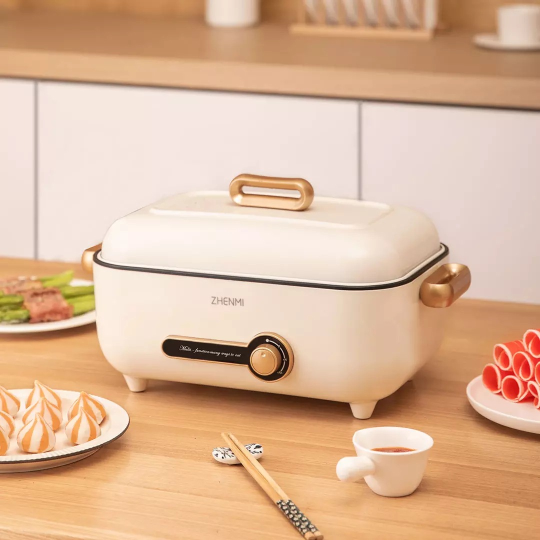 Xiaomi Youpin Zhenmi Electric Hot Pot 4L Frying Pan Multi Food Cooker