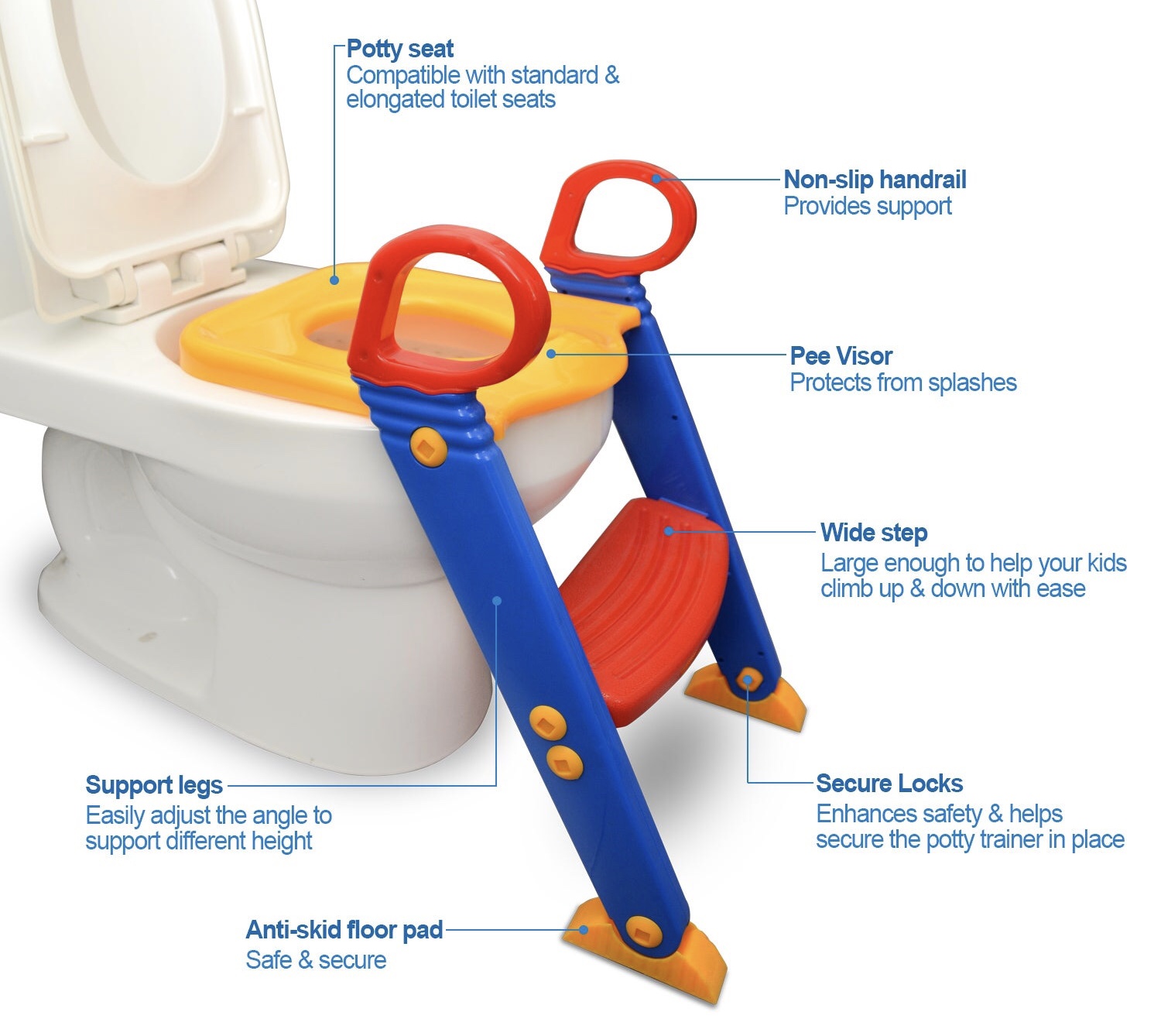 EasyGo Potty Trainer Seat with Ladder 