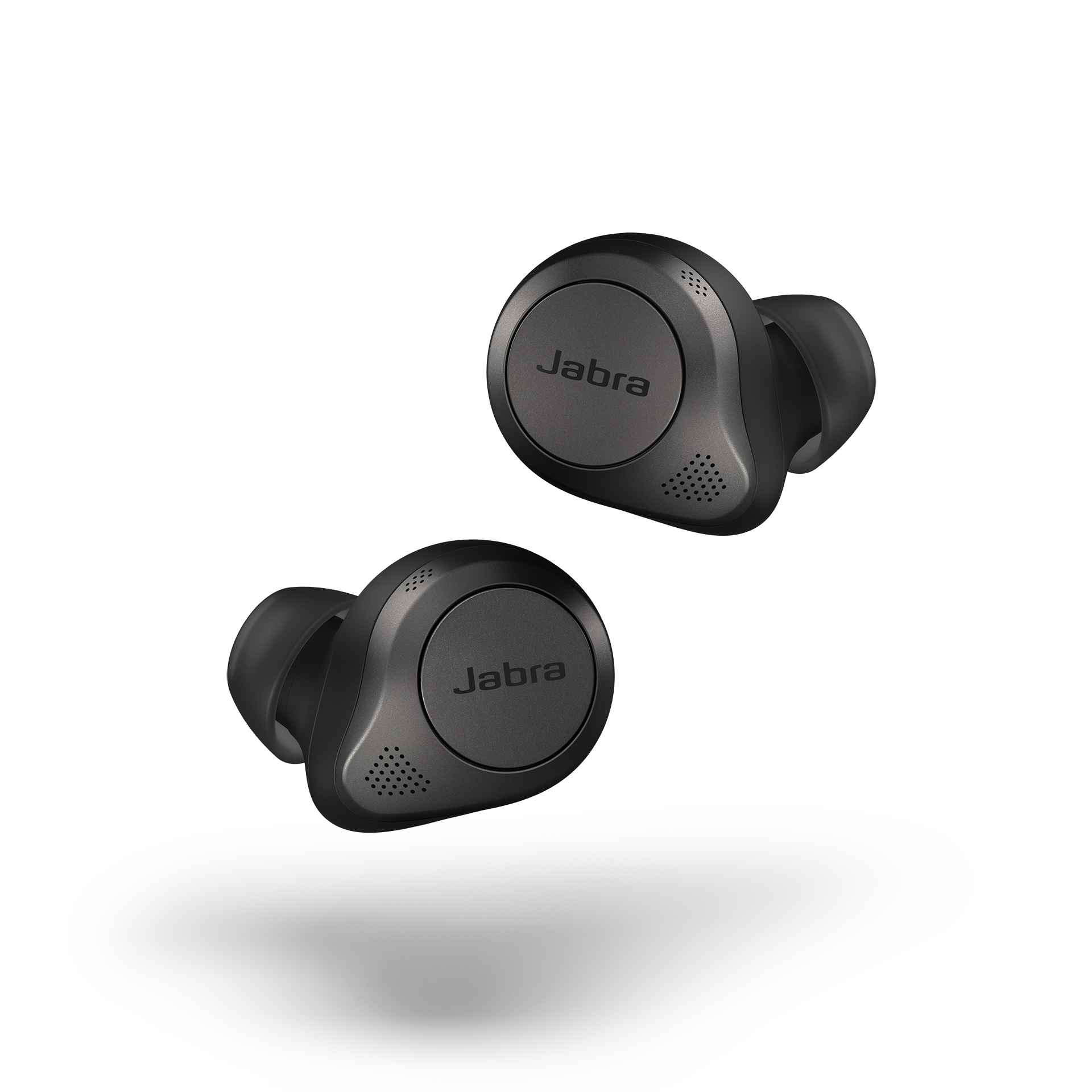 Jabra Elite 85t True Wireless Earbuds - Jabra Advanced Active Noise Cancellation with Long Battery Life, Powerful Speakers and Alexa Built-in - Wireless Charging Case - Titanium Black