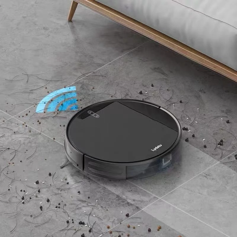 Lydsto G1 Robot Vacuum Cleaner 3300Pa Suction Household Sweeper & Mopper Wet Mopping Floor Dust Cleaner Mijia APP Control, Black
