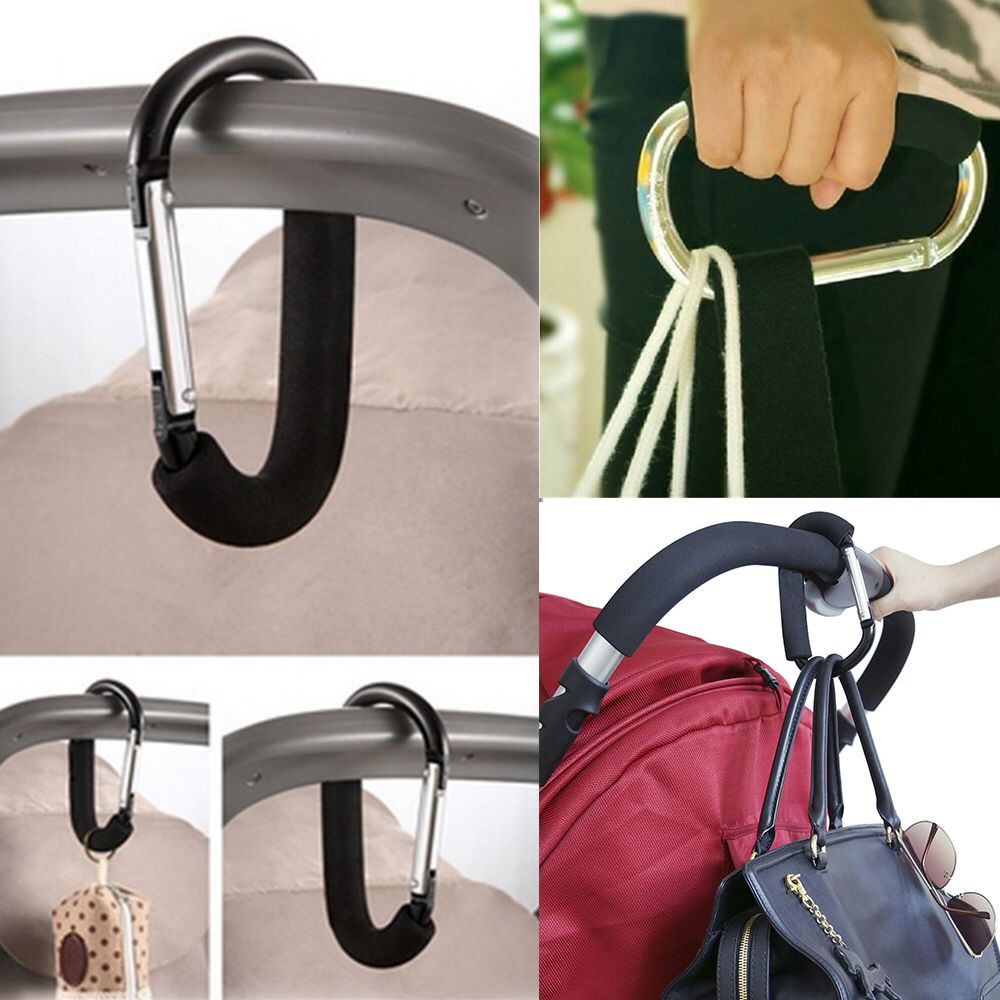 Pikkaboo Universal Non-Slip Metal Stroller Hook