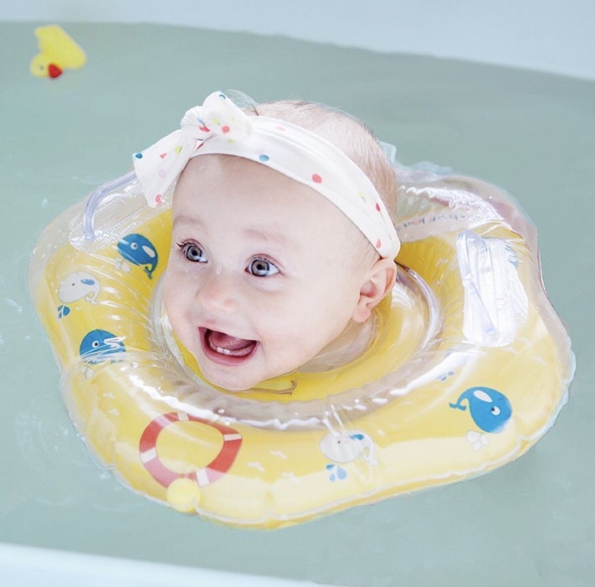 Pikkaboo - ISwimSafe Infant Neck Floater - Yellow - Buy Online at Best ...