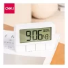 Deli Multifunctional Timer Digital Kitchen Timer With Big Digits White