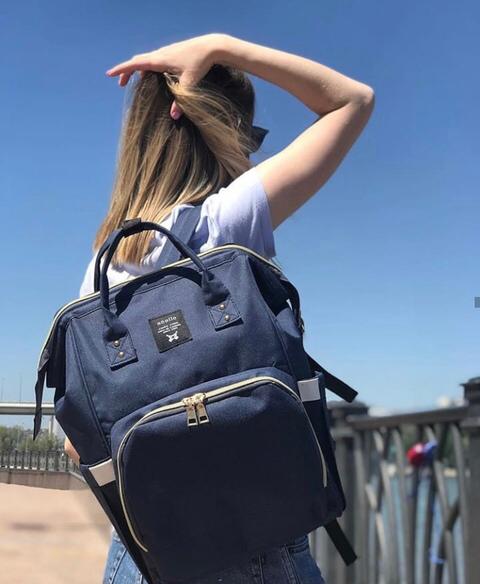 Anello Diaper Bag - Navy Blue