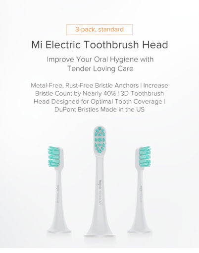 Mi Electric Toothbrush Head 3-pack