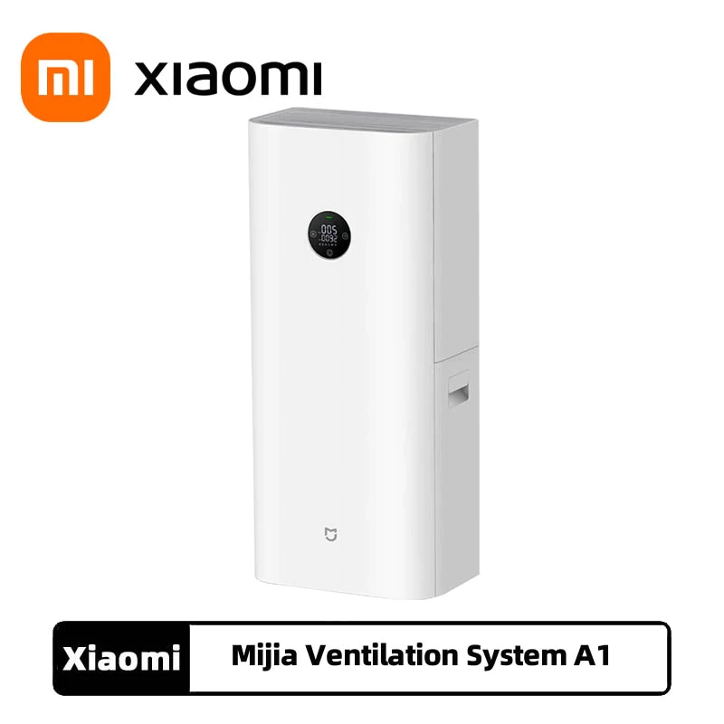 Xiaomi Mijia Ventilation System A1 PTC Auxiliary Heating 150m³/h Air Volume Mijia Air Purifier Applicable area ≤ 53㎡