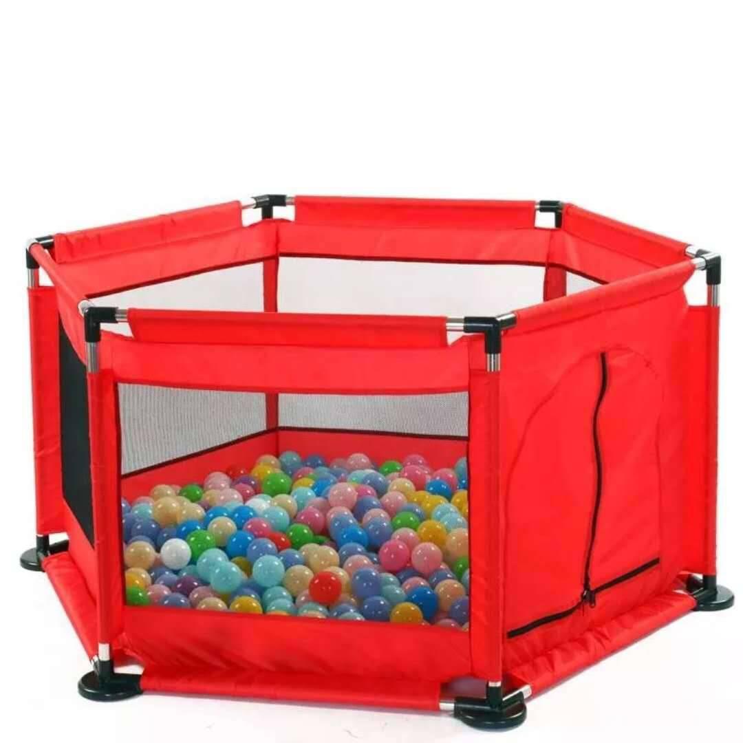 MyFunPlay Portable Playpen with 30 Free balls Red Buy Online at