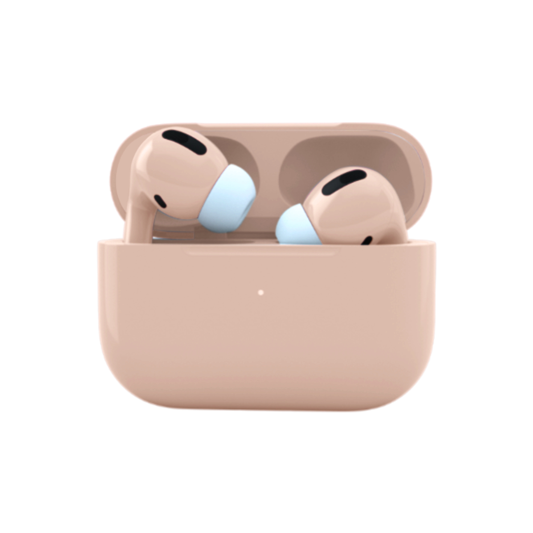 Caviar Customized Airpods Pro Generation Automotive Grade Scratch Resistant Paint Pink Bold Glossy