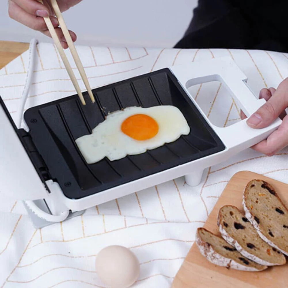 Pinlo Mini 420W Sandwich Machine Kitchen Breakfast Bread Maker Toaster Maker Frying Egg Machine Kitchen Tools