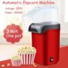 Mini Automatic Popcorn Machine 500 ml 1200 W 299-b Black/Red
