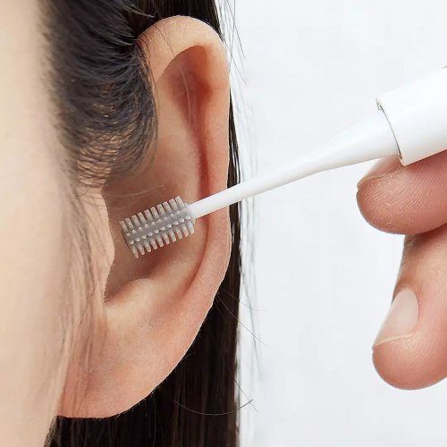 Huohou Portable Ear Wax Cleaner Nail Clipper Luminous Ear Pick with USB Charging Earwax Removal Kit
