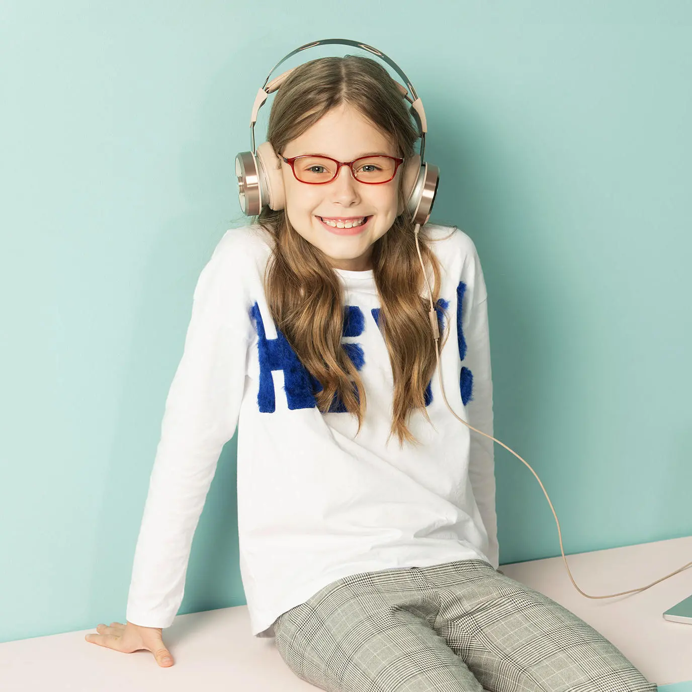 Xiaomi TS Children's Computer Glasses Anti Blue Ray Goggles Glasses Super Light 50% Rejection - Blue