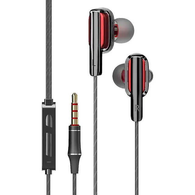 Lenovo TW21 Wired In-ear Earphone Bluetooth5.0 Ergonomic Design with Microphone InLine Control for Apple Samsung Huawei Xiaomi MI Fitness Running Everyday Use Mobile Phone