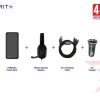iBRIT 4 in 1 Bundle of Studio NC Gaming Headset, Speed 15 Power Bank, 3in1 Cable, USB Car Charger
