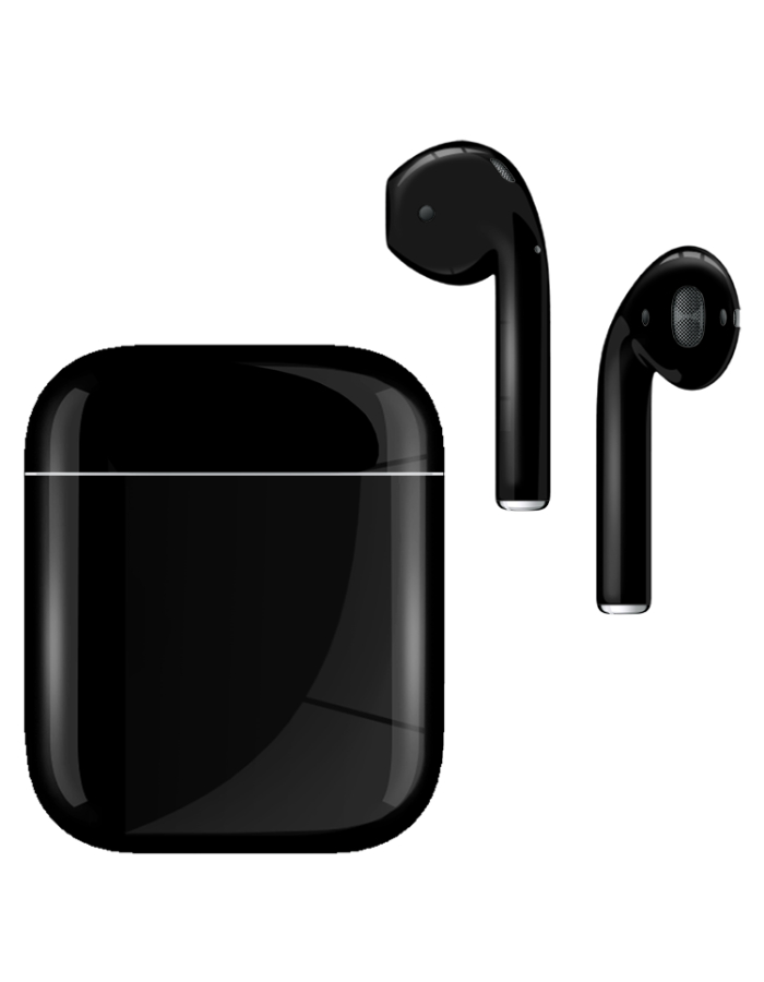 Caviar Customized Airpods 3rd Generation Automotive Grade Scratch Resistant Full Paint Glossy, Jet Black
