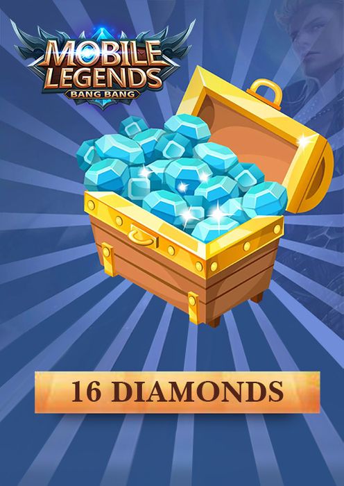 Mobile Legends 16 Diamonds - Redeemable Code - Email Delivery