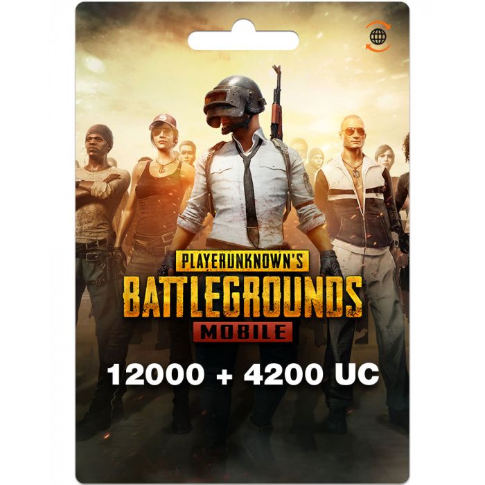 PUBG Mobile 12000 + 4200 UC (Global) - Email Delivery