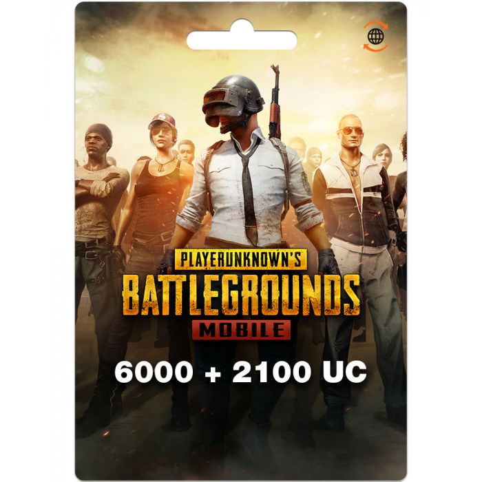 PUBG Mobile 6000 + 2100 UC (Global) - Email Delivery