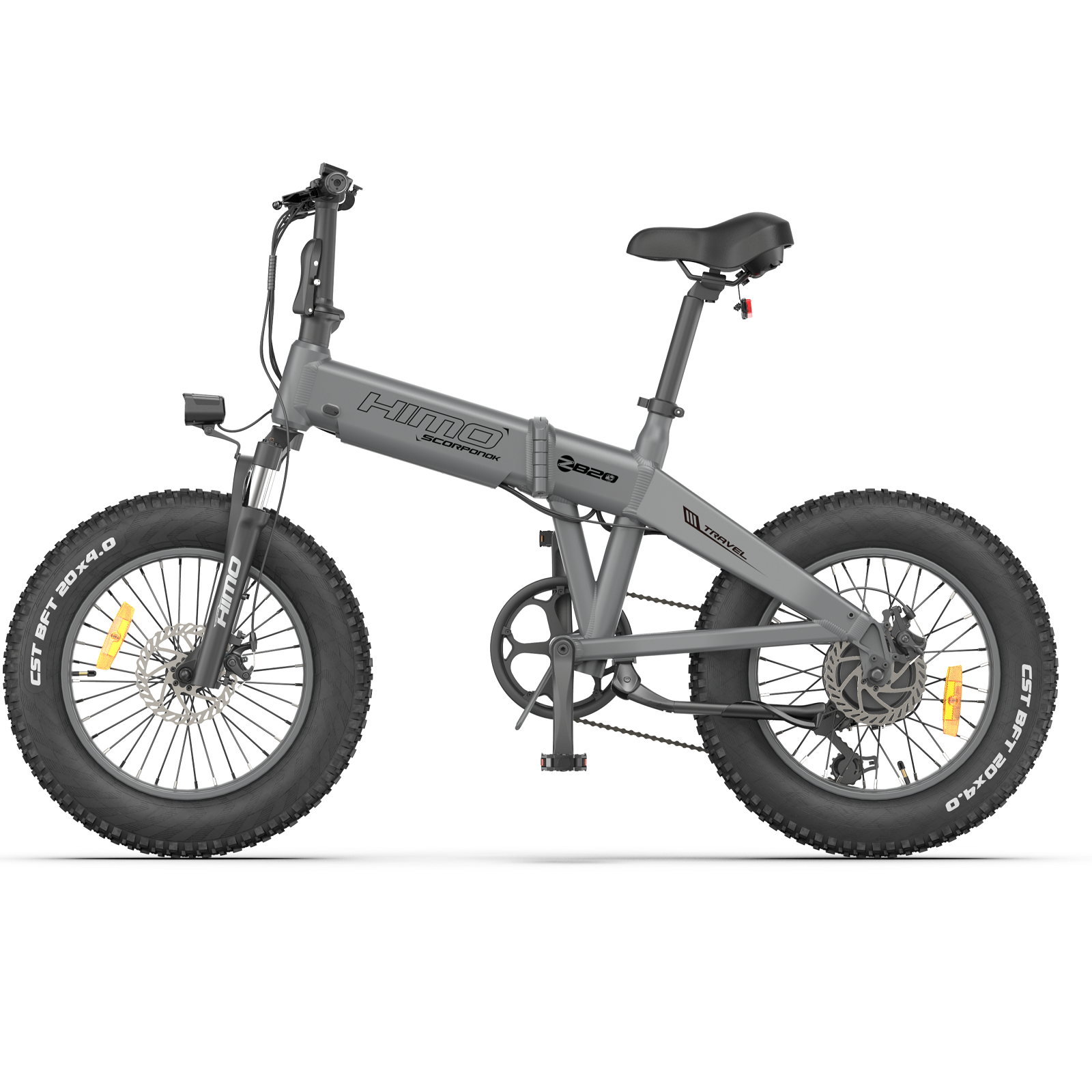 HIMO ZB20 2021 Model Folding Electric Mountain Bike - Black