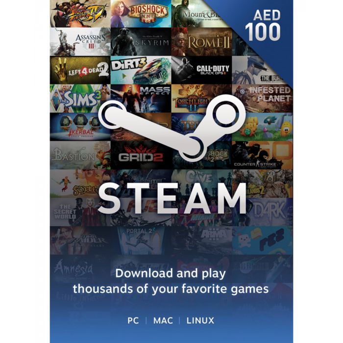 Steam Gift Card AED 100 - Email Delivery