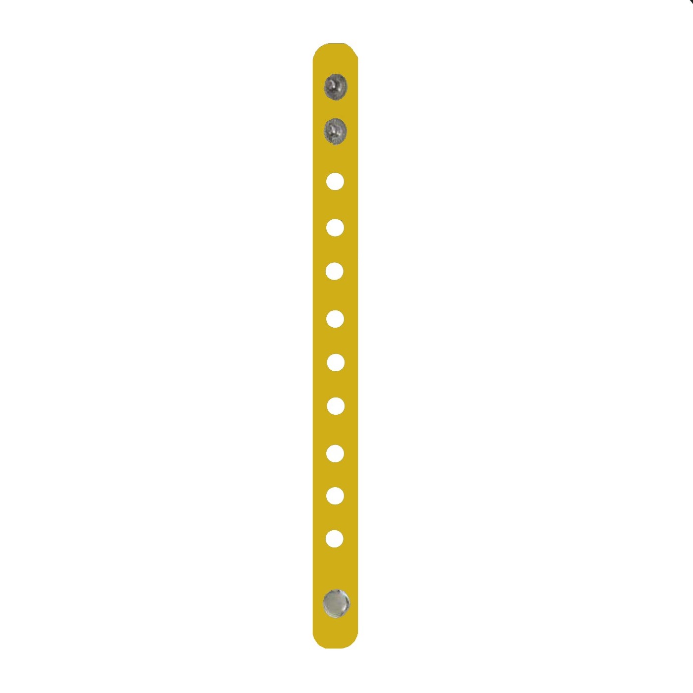 Pikkaboo Rubber Wristband - Yellow
